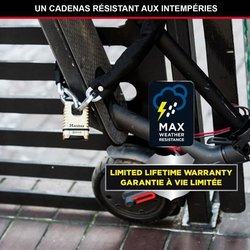 MASTER LOCK Lucchetto in ottone massiccio ad alta sicurezza [Grillo pr