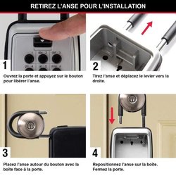 MASTER LOCK Sicherer Schlüsselkasten - Drucktasten