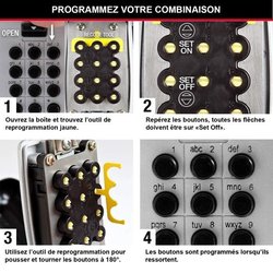 MASTER LOCK Sicherer Schlüsselkasten - Drucktasten