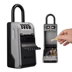 MASTER LOCK - Sleutelkastje aan de buitenkant met flexibel handvat - N