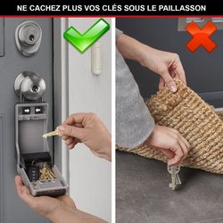 MASTER LOCK - Sleutelkastje aan de buitenkant met flexibel handvat - N
