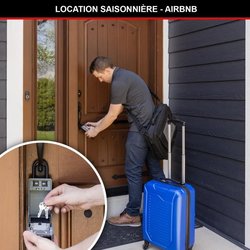 MASTER LOCK - Sleutelkastje aan de buitenkant met flexibel handvat - N