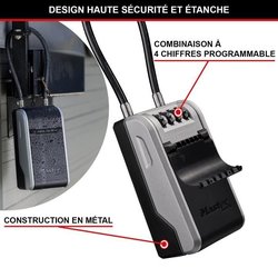 MASTER LOCK - Cassetta portachiavi esterna con maniglia - Nuovo design