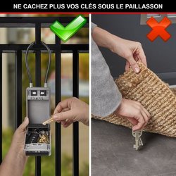 MASTER LOCK - Cassetta portachiavi esterna con maniglia - Nuovo design