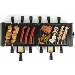 LIVOO DOC185 Raclette set 12 personas - Negro