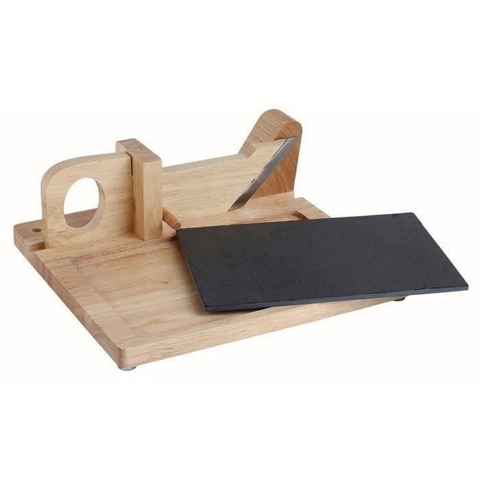 Worst Guillotine - LIVOO - MEC127 - Bovenkant van rubberhout en leiste