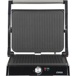 Fleisch- und Panini-Grill - LIVOO - DOC223 - 2200 W - 2 Platten - Anti