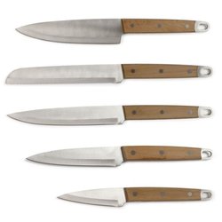 Juego de 5 cuchillos - LIVOO - MEC129 - Cuchillos: chef, pan, cocina, 