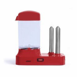 Machine a hot-dog - LIVOO - DOC238RC - 340W - Jusqu a 6 saucisses - Cu