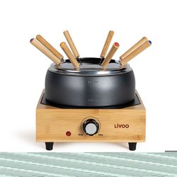 Set de fondue eléctrica - LIVOO - DOC287 - 800W - 2L - 8 personas - Te