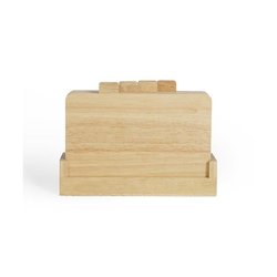 Set de 4 planches a découper - LIVOO - MES142 - Bois d hévéa - Avec la