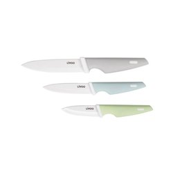 3-delig messenblok - LIVOO - MEC137 - 7,5 / 10 / 12,5 cm - Keramisch l