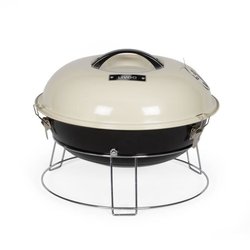 Barbacoa de carbón portátil - LIVOO - DOC301 - Champán y negro