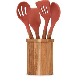 Juego de 4 utensilios - LIVOO - MES153 - Olla y utensilios de acacia F