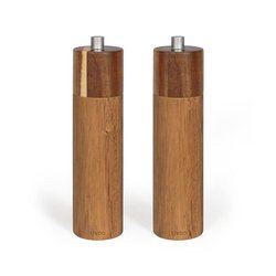 Set van 2 handmatige zout- en pepermolens - LIVOO - MEN425 - 40 ml - A