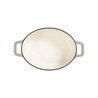 Oval cast iron casserole dish - Livoo - MEP129G - Grey