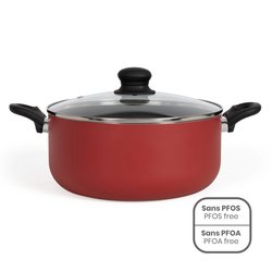 28 cm Dutch oven - LIVOO - MEP151R - Antiaanbaklaag zonder PFOA of PFO