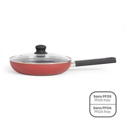 26 cm Sauteuse - LIVOO - MEP153R - Antihaftbeschichtung, PFOA- und PFO