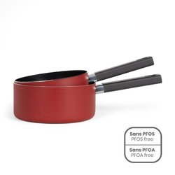 Set of 2 saucepans - LIVOO - MEP154R - Non-stick without PFOA or PFOS 