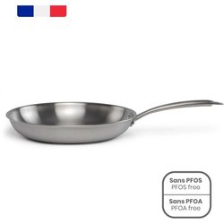 Brigade - 28 cm stainless steel frying pan - LIVOO - MEP159 - Triply s
