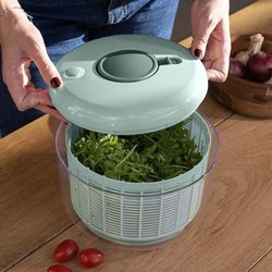 Salatschleuder - LIVOO - MEN433 - 3,5 L - Manuelles Schleudern - Decke