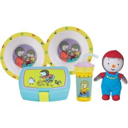Set di stoviglie - FUN HOUSE - T CHOUPI - 2 piatti fondi Ø 16 cm, port