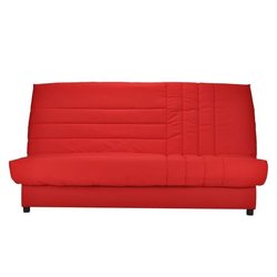 BEIJA 3-Sitzer-Schlafsofa - Comfort BULTEX - B 192 x T 95 cm - Roter S