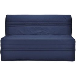 JOÉ Banquette BZ 3 places - Tissu bleu marine - Contemporain - L 143 x