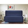 JOÉ 3-Sitzer BZ Bank - Marineblauer Stoff - Zeitgenössisch - L 143 x P