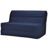 JOÉ 3-Sitzer BZ Bank - Marineblauer Stoff - Zeitgenössisch - L 143 x P