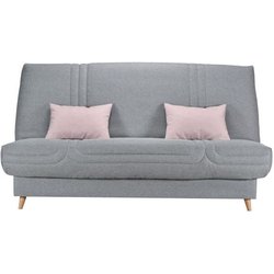 BULTEX Clic clac MONA 3 Plätze - Grauer Stoff - L 192 x T 95 x H 101