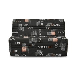 BZ Bank - Schwarzer Stoff - L143 x T97 x H89 cm - Joe