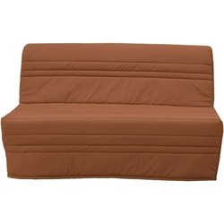 Banquette-lit BZ 2 places Joe - Tissu Terracotta - Fabrication françai