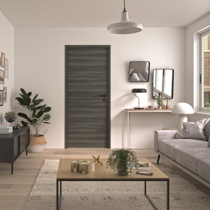 Türblock - OPTIMUM - Spezielle MILANO-Beschichtung - H 204 x 73 x 4 cm