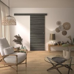 Kit Porte Coulissante - OPTIMUM - MILANO2 - H 204 x 83 x 3,6 cm, MDF, 