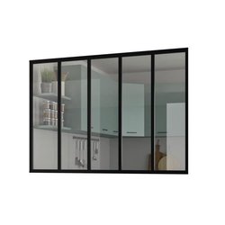 Festverglasungssatz - OPTIMUM - Aluminium - 5 Scheiben - H117 x B168,5