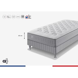 SIMMONS SW1 Set 90 x 190  Matratze + Lattenrost  Dicke 23 cm  Senso