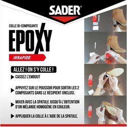 SADER Rapid Zweikomponenten-Epoxidklebespritze - 30 ml