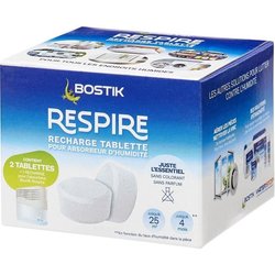Nachfüllpackungen für Luftentfeuchter  BOSTIK  Respire  2 Tabletten