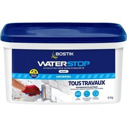 Membrana impermeabilizzante - BOSTIK - Waterstop - Secchio da 6 kg - R