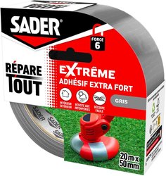 Adhésif extra fort - SADER - Repare tout extreme - Gris - Intérieur & 