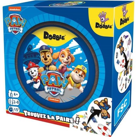 Dobble: Paw Patrol|Zygomatic - Gioco da tavolo - 5 minigiochi - dai 6 