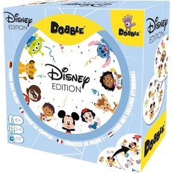 DOBBLE Disney, Jeu de cartes rapide et amusant pour enfants des 6 ans,