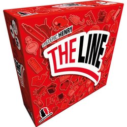 Jeu de société - ASMODEE - The Line Rouge - Jeu de devinettes moderne 