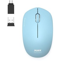 Souris sans fil - PORT Designs - 900544 Collection II - 2.4 GHz - Bleu