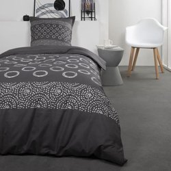 TODAY Completo letto in cotone per 1 persona - 140x200 cm - Stampa Gae