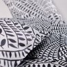 Juego de cama doble -TODAY - 260x240 cm - 100% Algodón - Blanco y Negr