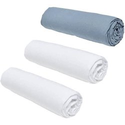 Lot de 3 draps housses TODAY Essential - 140 x 190 cm - 2 personnes - 