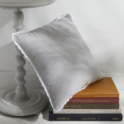 Kissen - TODAY - CHARME - Chambray x Dentelle Capucine - 40 x 40 cm