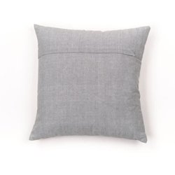 Cuscino - TODAY - CHARME - Slub x Chambray x Pompon Capucune - 40 x 40